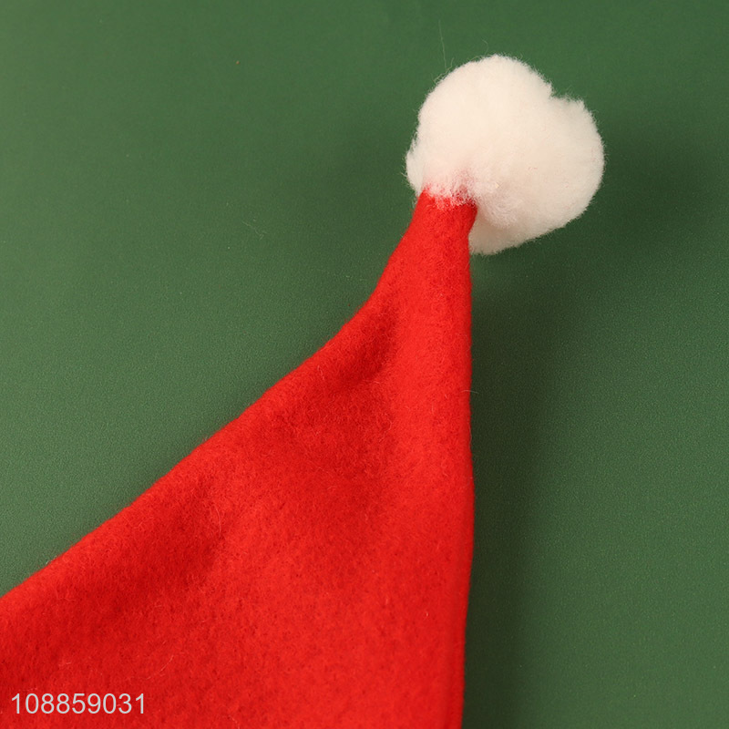 High Quality Kids Santa Hat Christmas Party Hat for Boys Girls