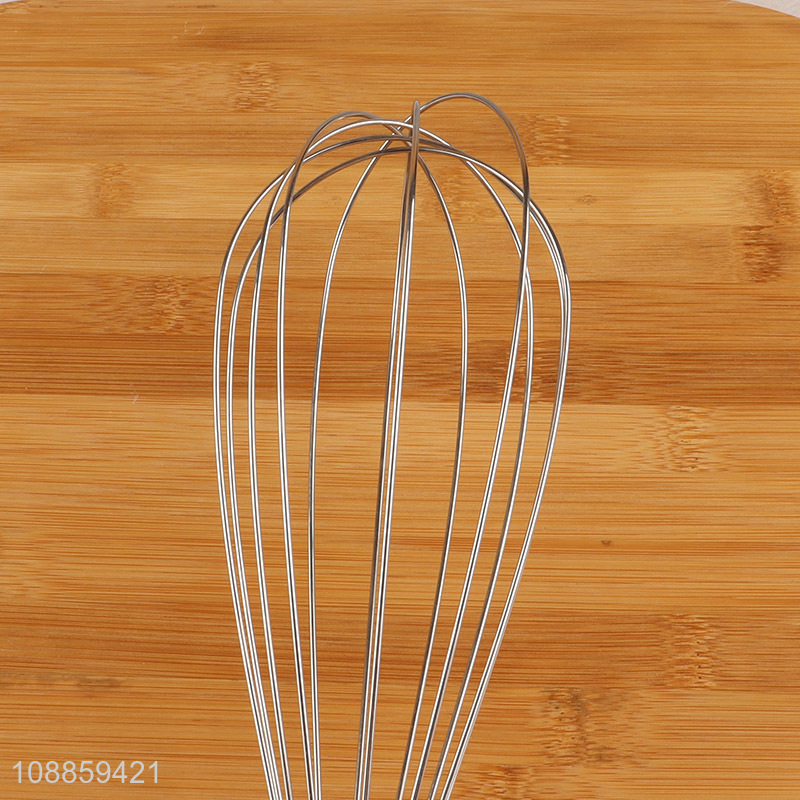 Factory wholesale kitchen gadget beater egg whisk with pp handle