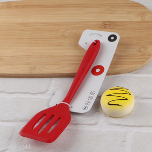 Good quality red kitchen utensils cooking slotted spatula
