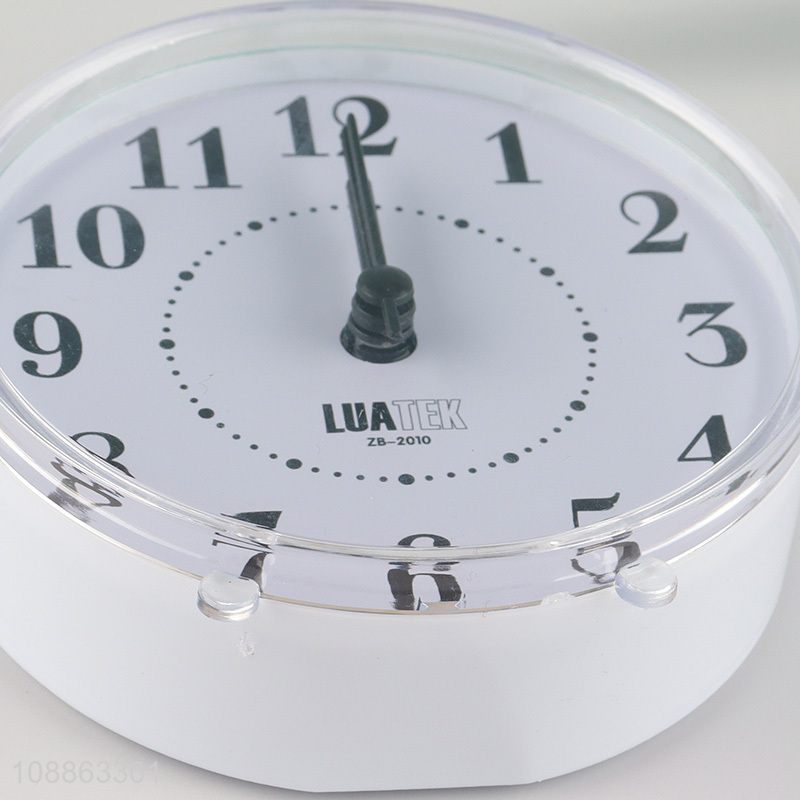 Factory price round desktop clock alarm clock for students