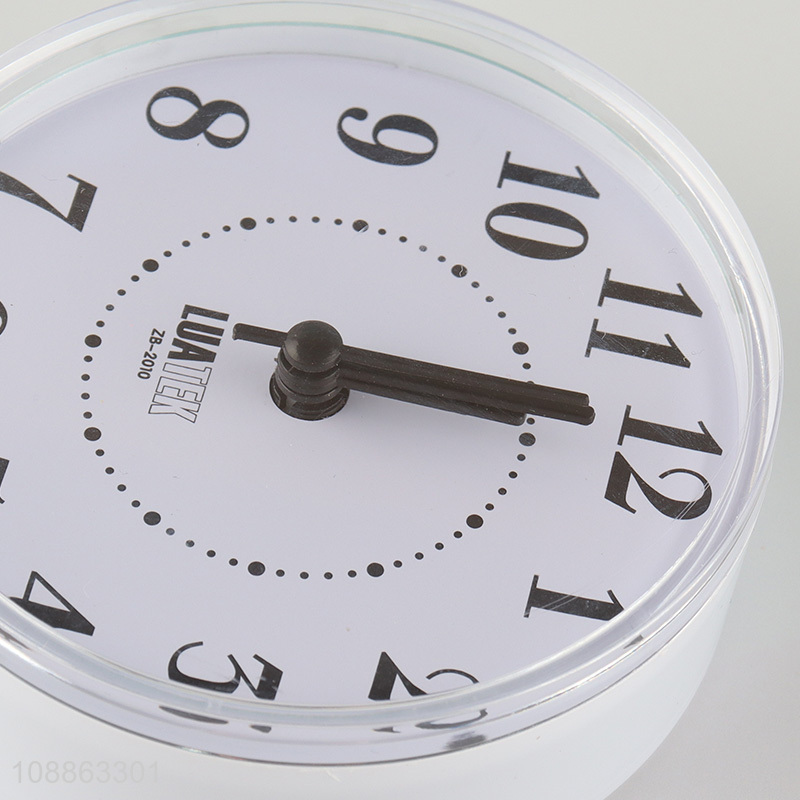 Factory price round desktop clock alarm clock for students