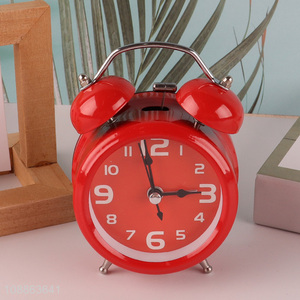 Good quality red bell clock digital clock table clock for home