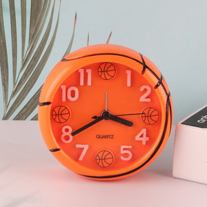 Top sale basketball shape students alarm clock table clock
