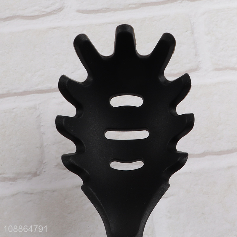 High quality silicone pasta fork noodle server with plastic handle