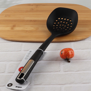 New arrival heat resistant silicone slotted ladle for cooking mixing