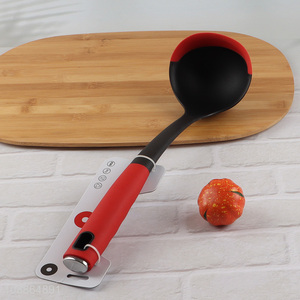 Hot selling heat resistant silicone cooking serving ladle for batter