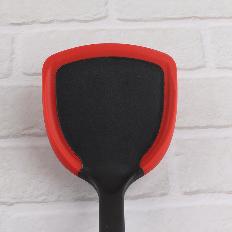 Hot selling food grade non-stick silicone spatula turner cooking tool