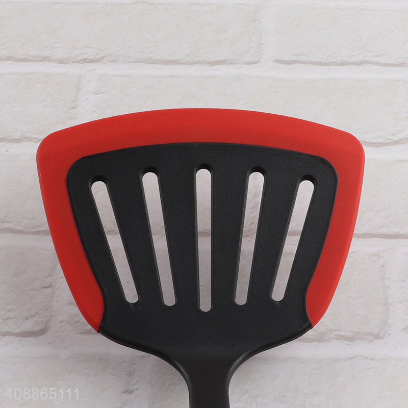 New product durable flexible heat resistant silicone slotted spatula turner