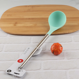 Factory supply non-stick silicone soup ladle spoon cooking utensils