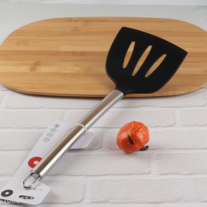 Good quality food grade silicone slotted spatula turner cooking utensils