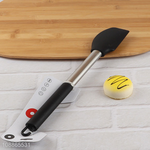 Factory price silicone baking spatula non-stick cake cream scraper