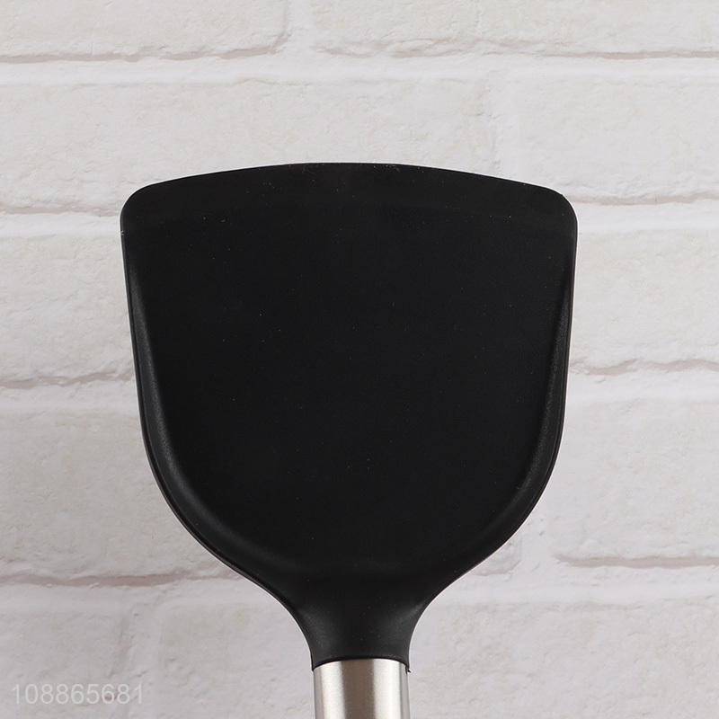 Wholesale heat resistant silicone spatula turner solid cooking spatula