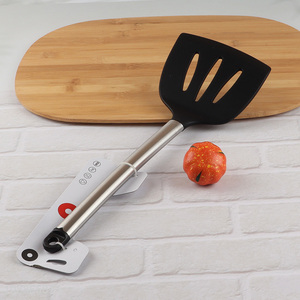 High quality food grade silicone slotted spatula turner for cooking