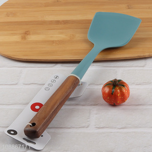 Wholesale kitchen utensils non-stick silicone spatula turner for cooking