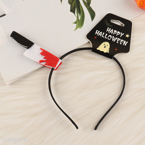 Yiwu market artificial knife hair hoop for halloween party