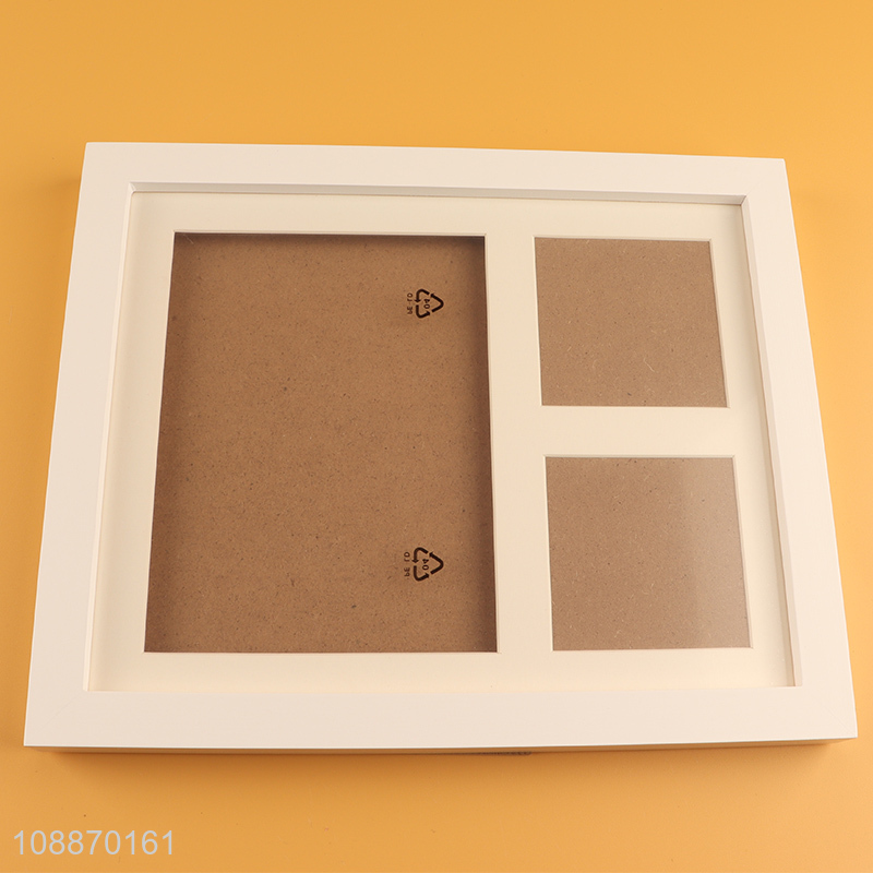 Wholesale baby hand and footprint kit with air-drying clay and wooden frame