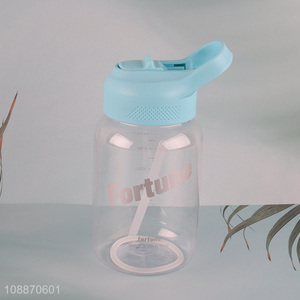 Good price portable 600ml water bottle drinking bottle with handle