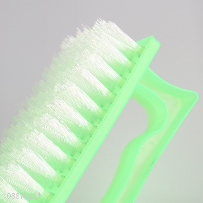 Good sale green plastic scrubbing brush washing clothes brush