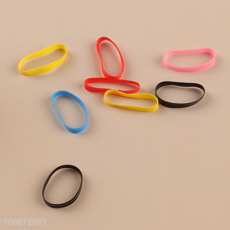 Online wholesale rubber hair bands elastic hair ties with plastic box