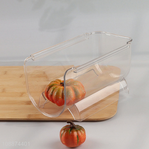 New product transparent stackable wine rack for refrigerator cabinet countertop