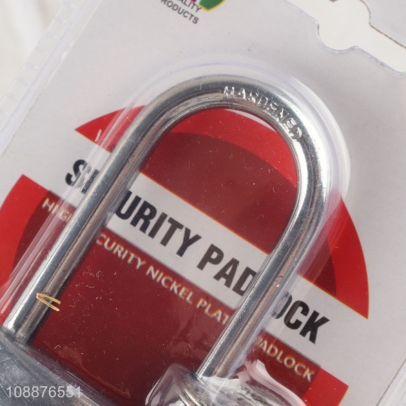 New arrival silver iron padlock high security security padlock