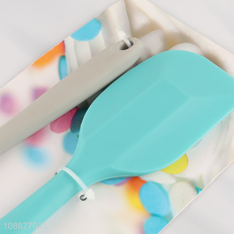 Top selling 2pcs silicone spatula set butter cheese spatula