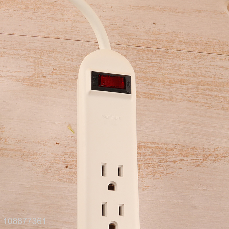 Online Wholesale 3Ft 15A 125V 1875W 3-Prong 6-Outlet Power Strip