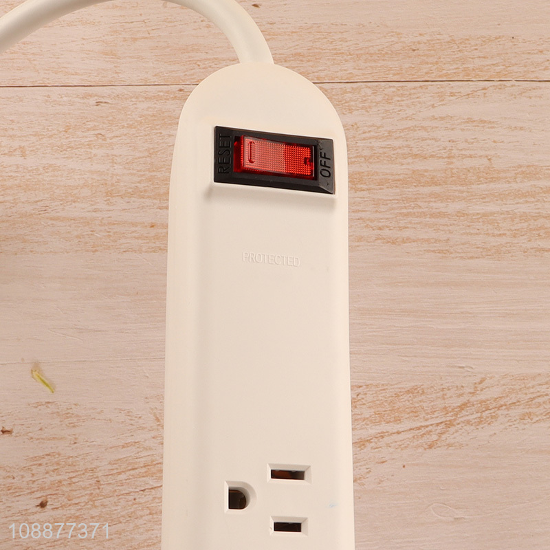 Wholesale 3Ft 15A 125V 1875W 6-Outlet Power Strip with 2 USB Ports