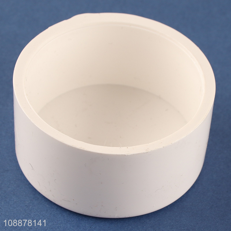 Good quality white pvc pipe end pipe cap fittings