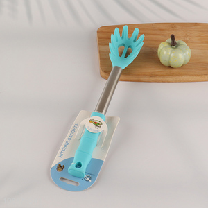 China wholesale long handle kitchen utensils spaghetti spatula