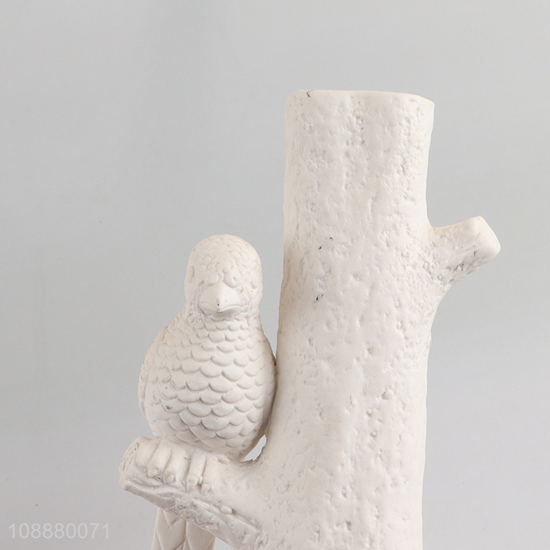 Wholesale Ceramic Bird and Branch Figurine Statue Ceramic Home Ornaments