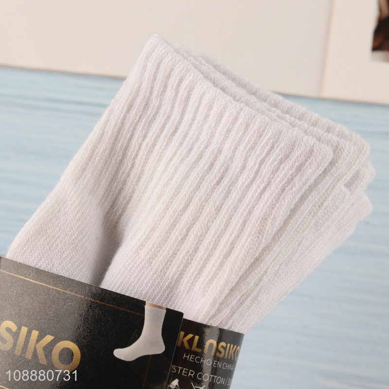 Top quality elastic 4pairs polyester socks men socks for sale