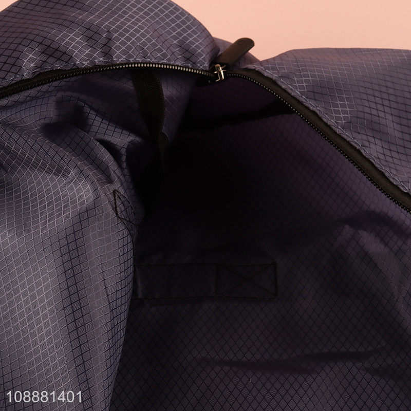 Top quality black portable travel luggage bag for men women