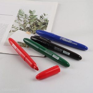 Wholesale 4pcs quick drying permanent markers for most surfaces
