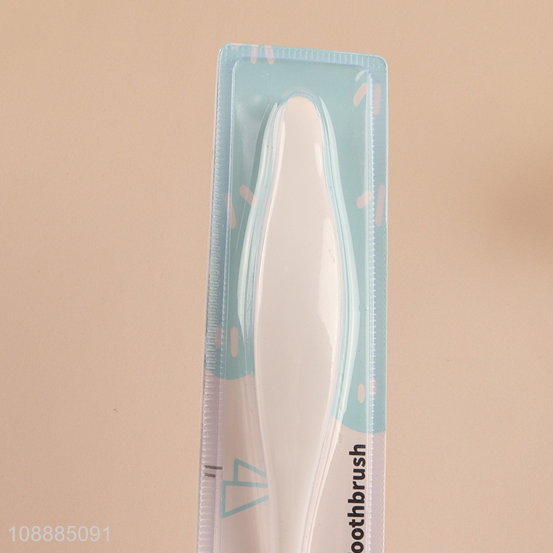 Wholesale ergonomic design soft bristles toothbrush for kids boys girls