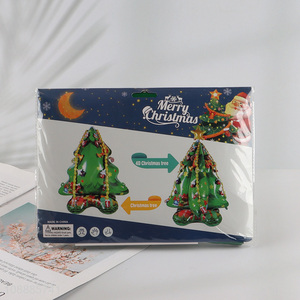 High Quality Christmas Tree Aluminum Foil Balloon for Christmas Party Decor