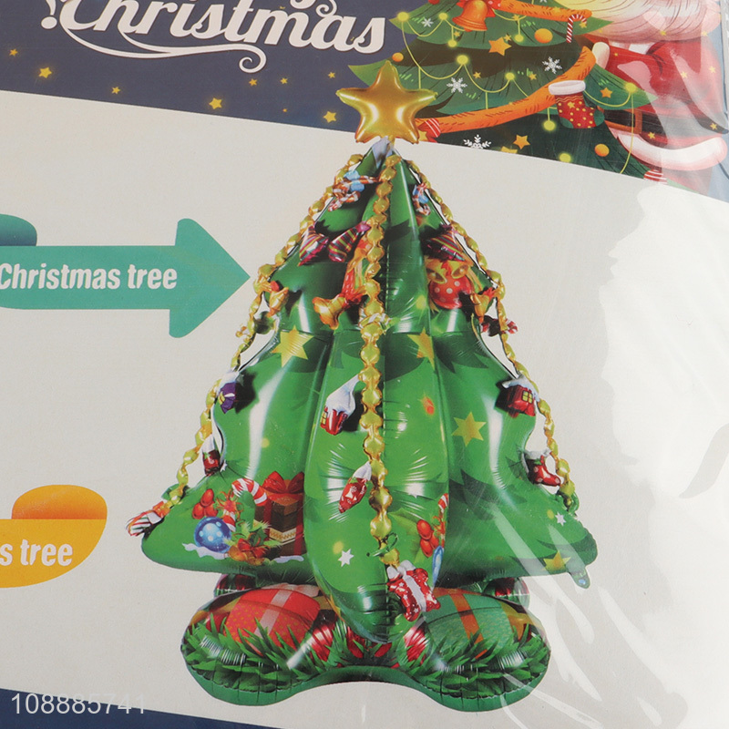 High Quality Christmas Tree Aluminum Foil Balloon for Christmas Pary Decor