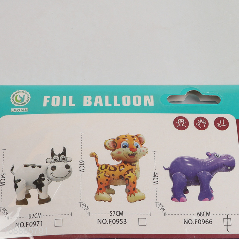 New Product Hippo Aluminum Foil Balloon for Baby Shower Party Supplies