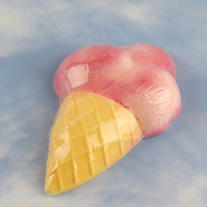 New product ice cream shaped bath fizzer bath bomb bath salt