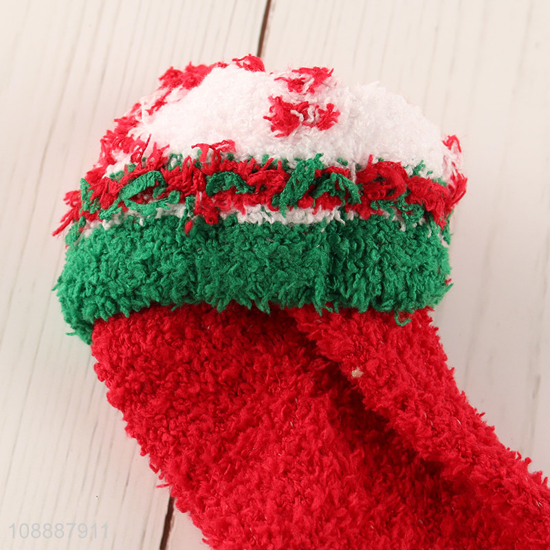 Most popular Christmas socks winter cozy slipper socks for women