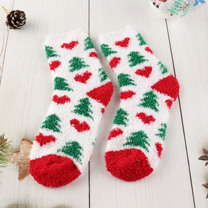 High quality Christmas socks winter home sleeping slipper socks