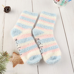 China imports womem cozy socks winter microfiber slipper socks
