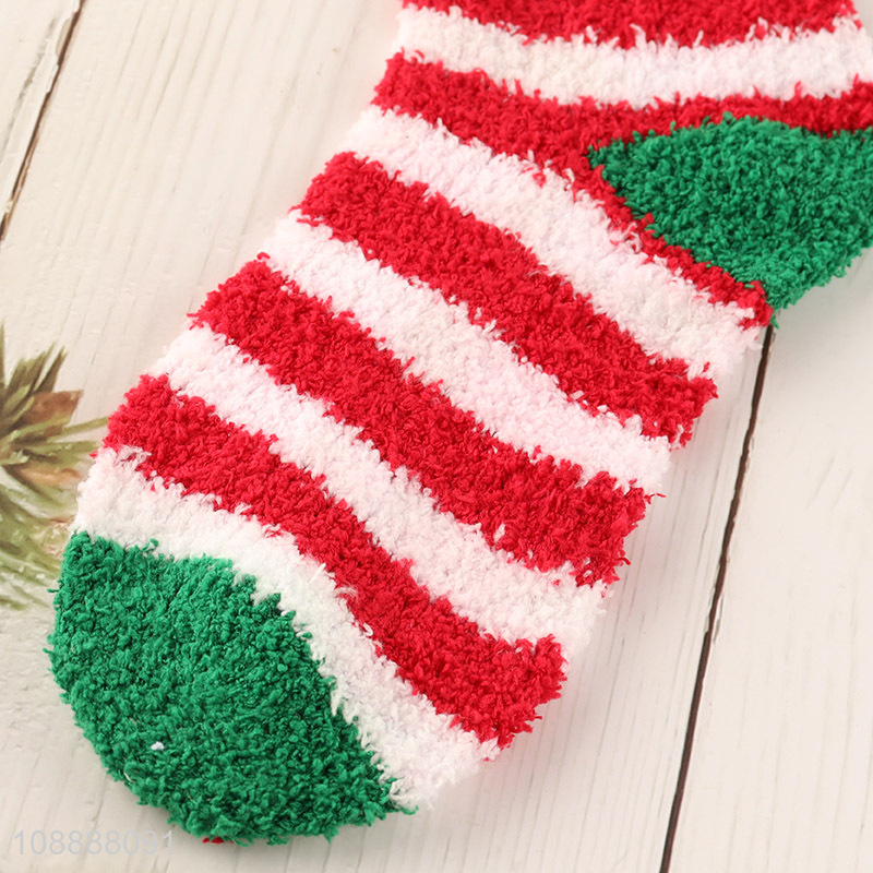 New product women fuzzy slipper socks microfiber fluffy socks