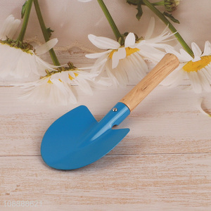 Factory supply stainless steel mini garden tool shovel with wooden handle