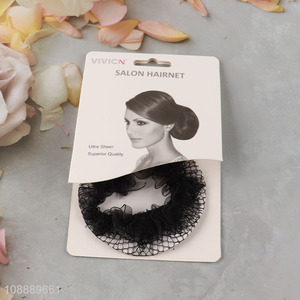 Good quality elastic hair bun cover reusable invisible hair net