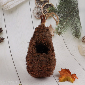 Most popular natural grass hanging decorative bird nest bird house