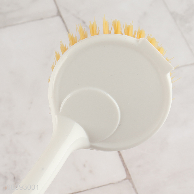 Hot selling long handle pot dish brush scrub brush for pans