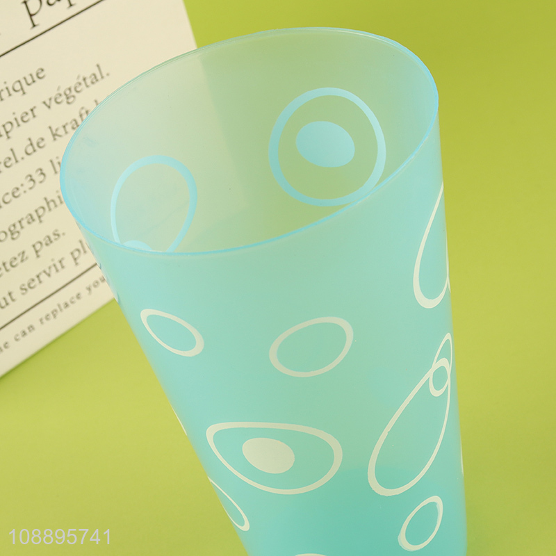 Yiwu market 4pcs plastic drinking cups toothbrush cups for bathroom