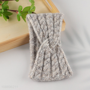 Online wholesale winter warm headband knitted head wrap for women