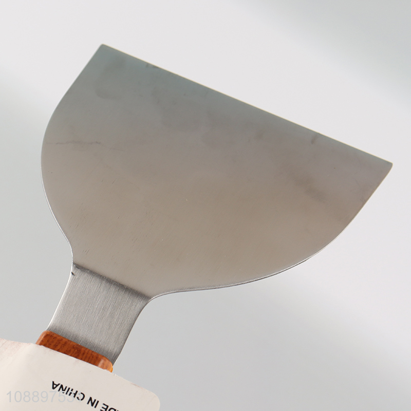 High quality stainless steel griddle spatula turner teppanyaki spatula